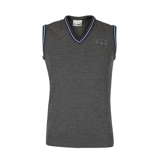 The Turner Free School Sleeveless Jumper with 3 Stripes  - Years 8 to 11