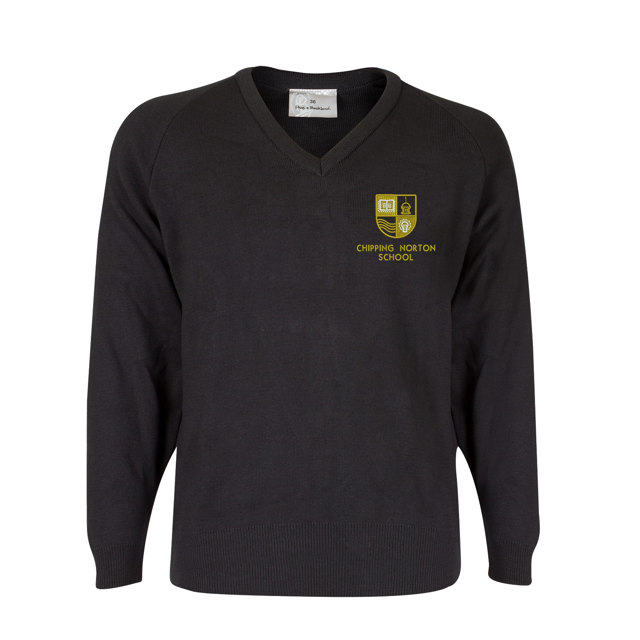 Chipping Norton School Knitted V-Neck Jumper  - Yr7