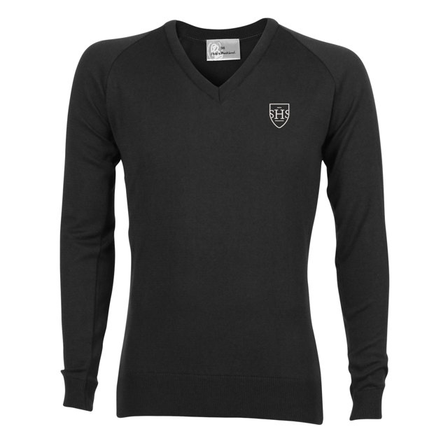 Springwood High School Fine Knit V-Neck Jumper