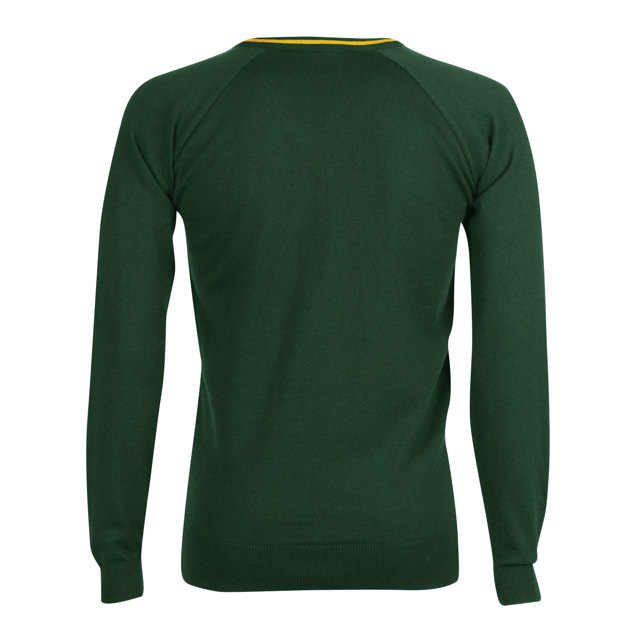 St Illtyds High School Fine Knit Jumper with Stripe