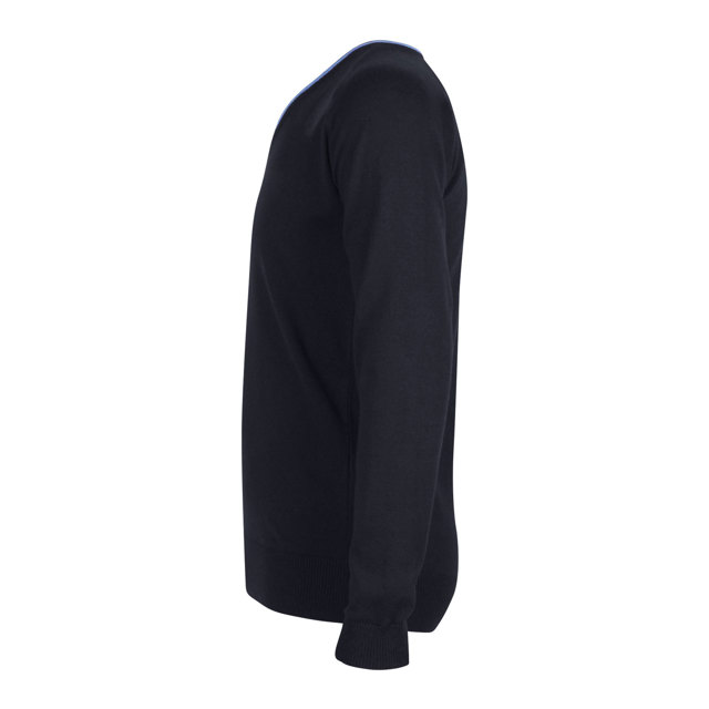 Cape Cornwall Fine Knit Jumper with Stripe