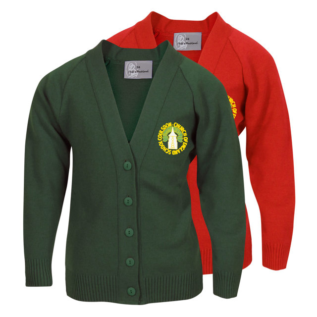 Coulsdon C of E Primary School Knitted Cardigan 