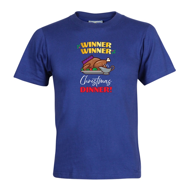 Winner Winner Christmas Dinner T-Shirt - Child