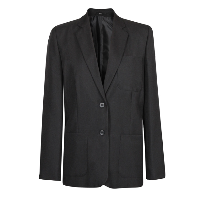 Woodfarm High Girls Poly Blazer Black main image 0