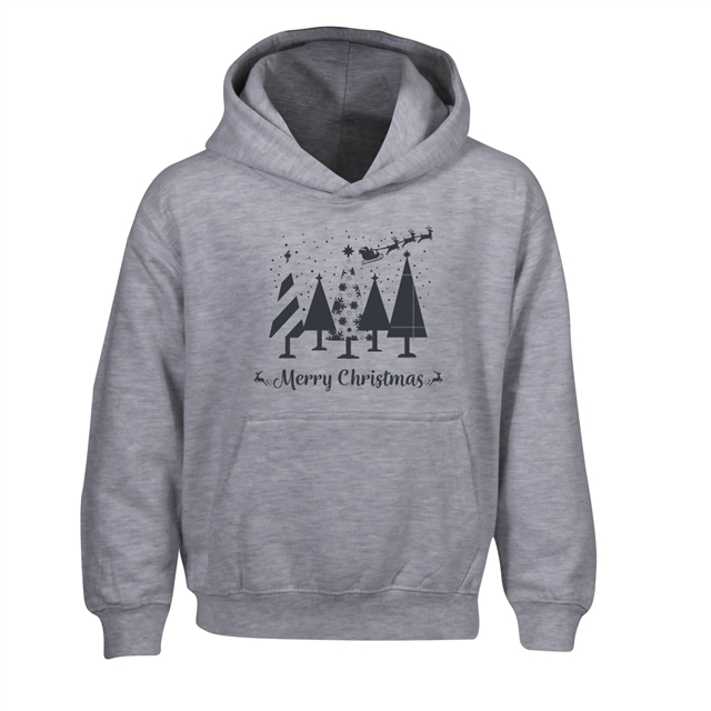 Merry Christmas Trees Hoodie - Child