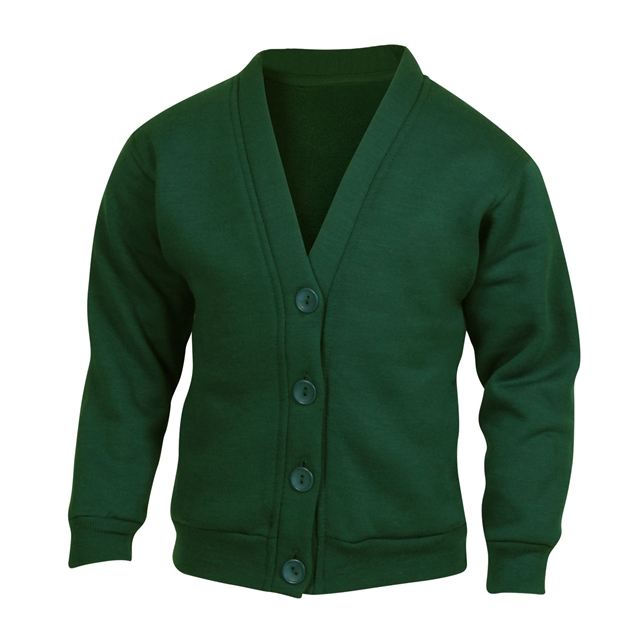 School Sweatshirt Cardigan