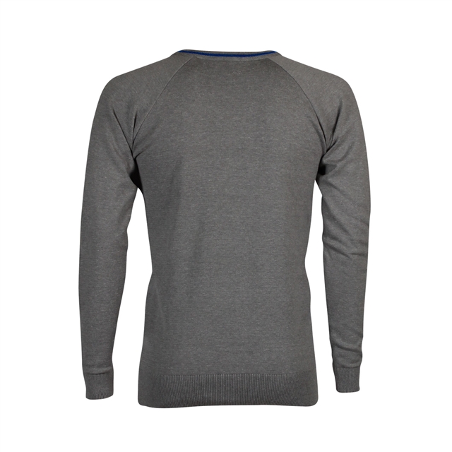 Marshland High School Knitted V-Neck Jumper with Stripe