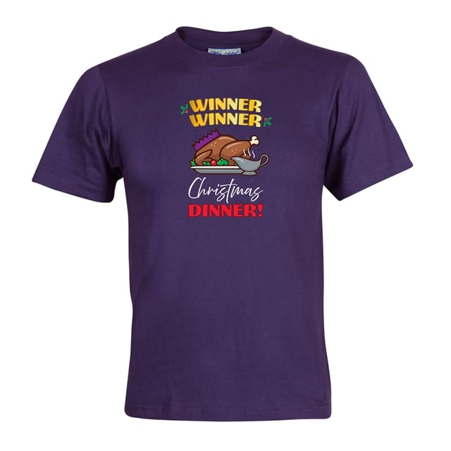 Winner Winner Christmas Dinner T-Shirt - Child