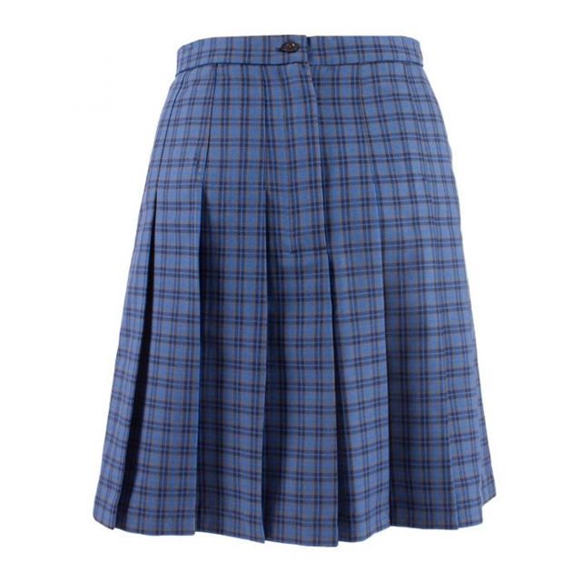 St Laurence School Knife Pleated Tartan Skirt
