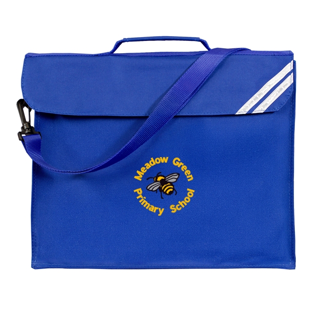 Meadow Green Primary Book Bag with Strap