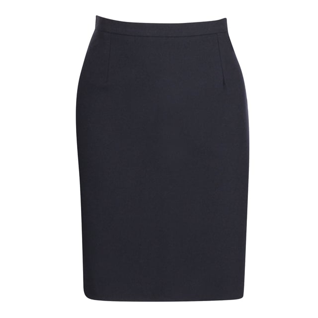 Navy Straight School Skirt