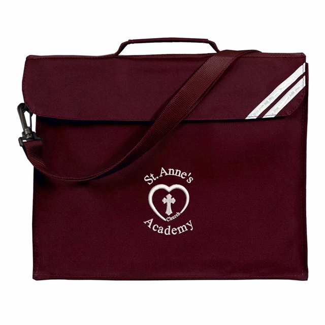 St Anne's Church Academy Book Bag with Strap