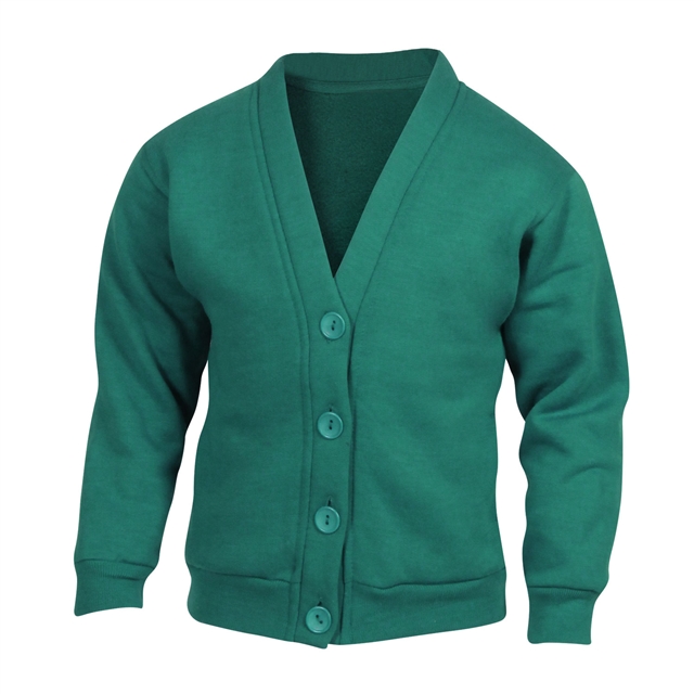 School Sweatshirt Cardigan