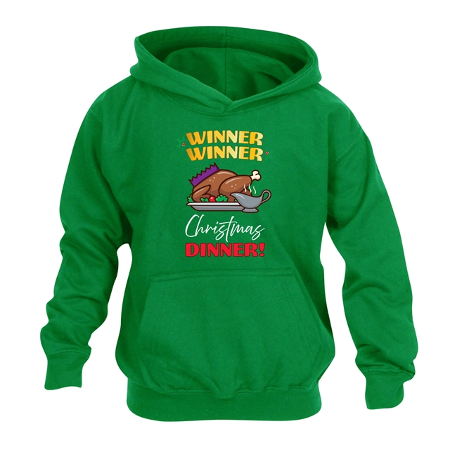 Winner Winner Christmas Dinner Hoodie - Child