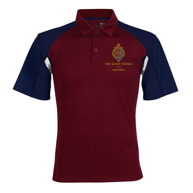 The King's School Polo Shirt with Panels