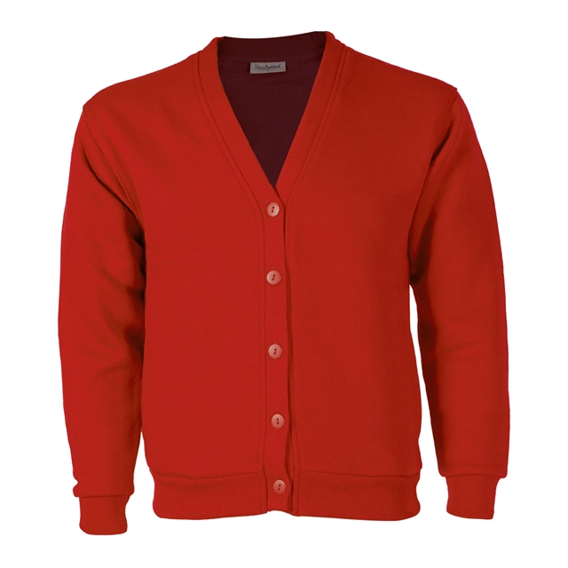 Red Cotton Rich School Cardigan