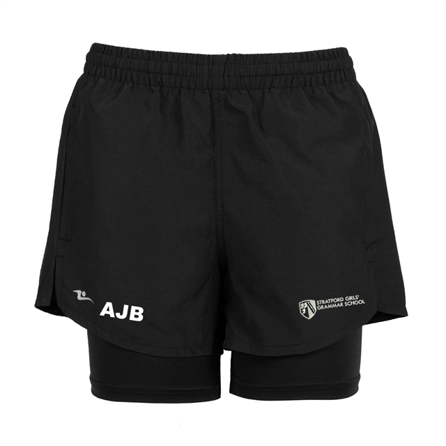 Stratford Girls Grammar School 2 in 1 PE Short with Initials