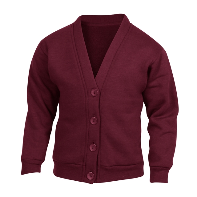School Sweatshirt Cardigan