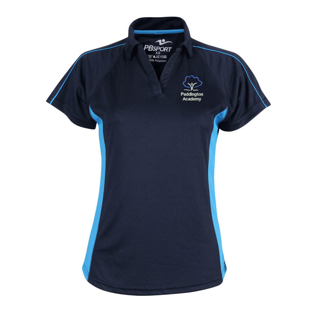 Paddington Academy Girl Fit Sports Polo Shirt