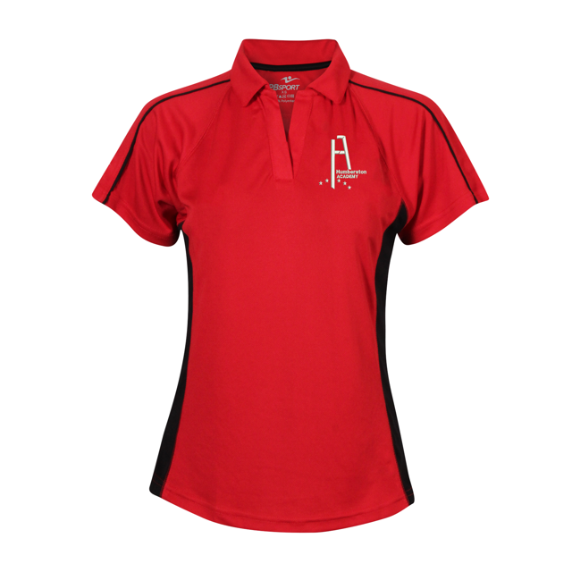 Humberston Academy Girl Fit Sports Polo Shirt
