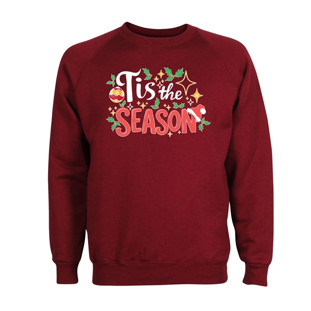 Tis The Season Christmas Sweatshirt - Adult