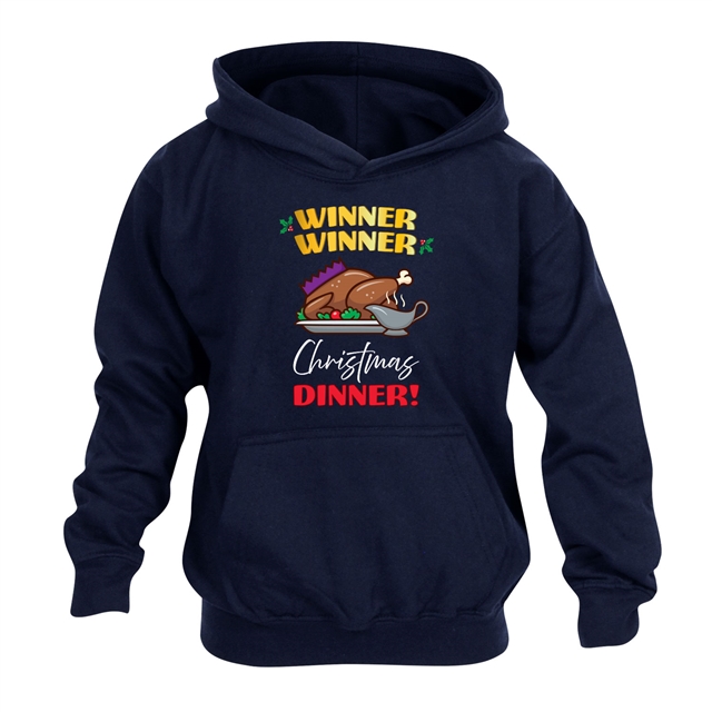 Winner Winner Christmas Dinner Hoodie - Child