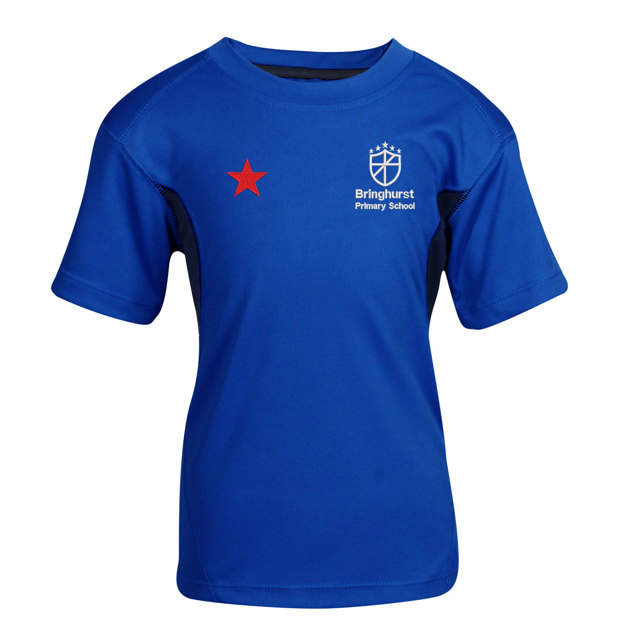Bringhurst Primary Unisex Sports T-Shirt - Red House