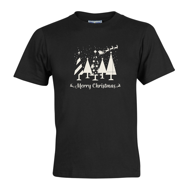 Merry Christmas Trees T-Shirt - Adult