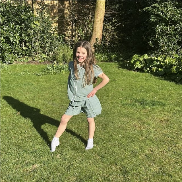 Green Gingham School Blouse