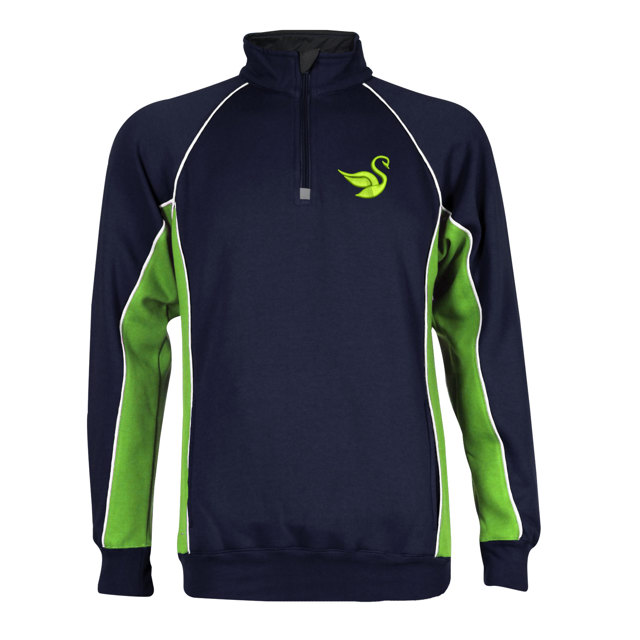 The Swan School 1/4 Zip PE Sweatshirt
