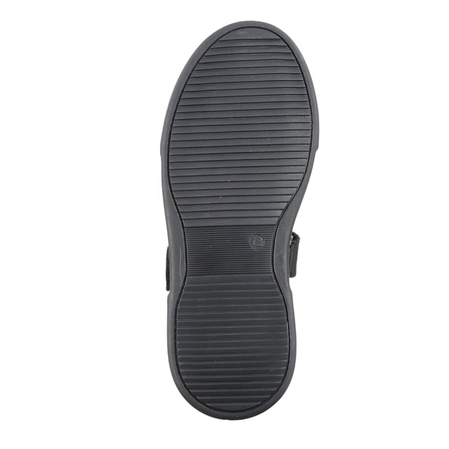 Junior Boys Tape and Lace Leather Shoes