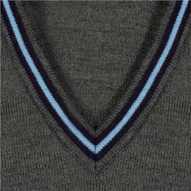 The Turner Free School Sleeveless Jumper with 3 Stripes  - Years 8 to 11