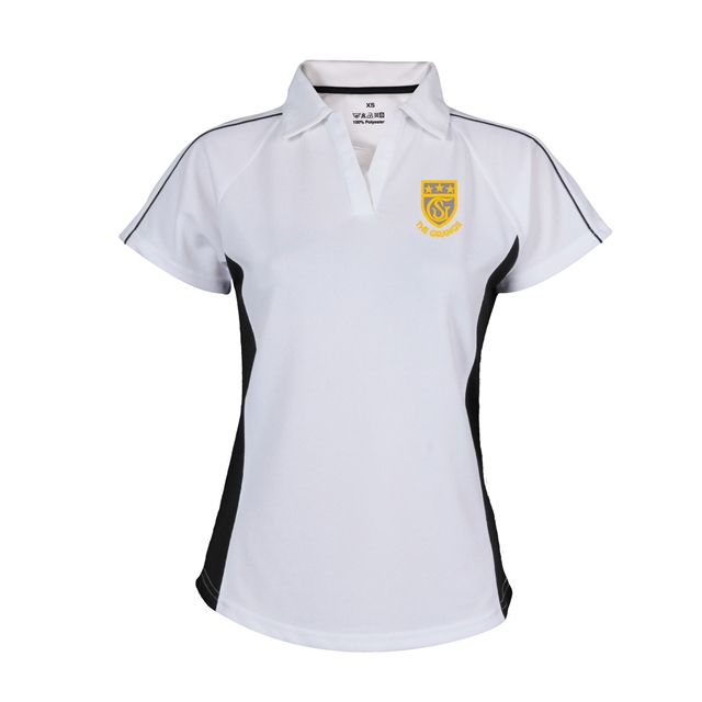 The Grange School Girl Fit Sports Polo Shirt