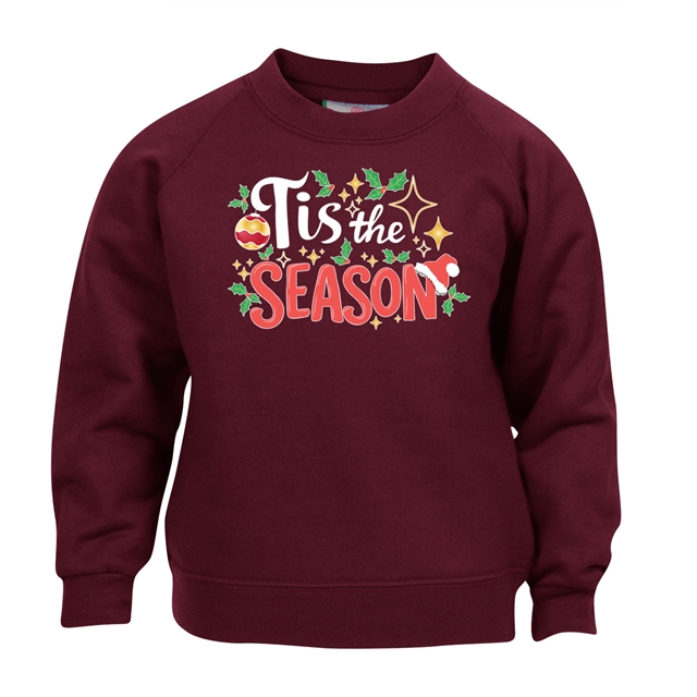 Tis The Season Christmas Sweatshirt - Child