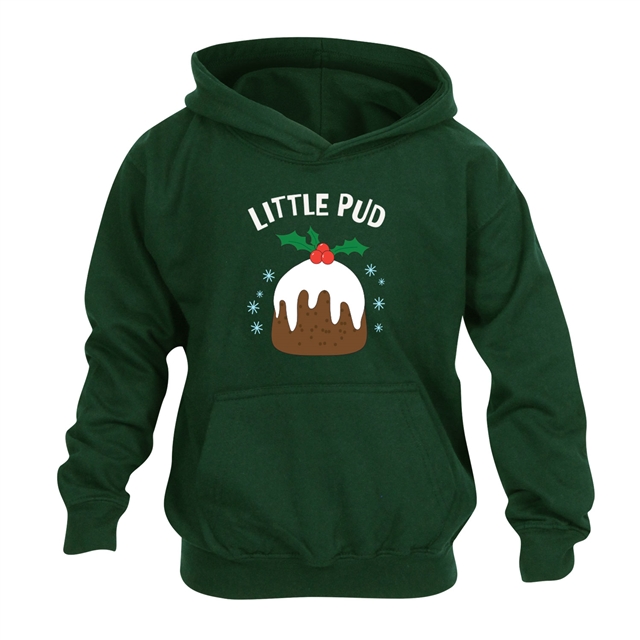 Little Pud Christmas Hoodie - Child