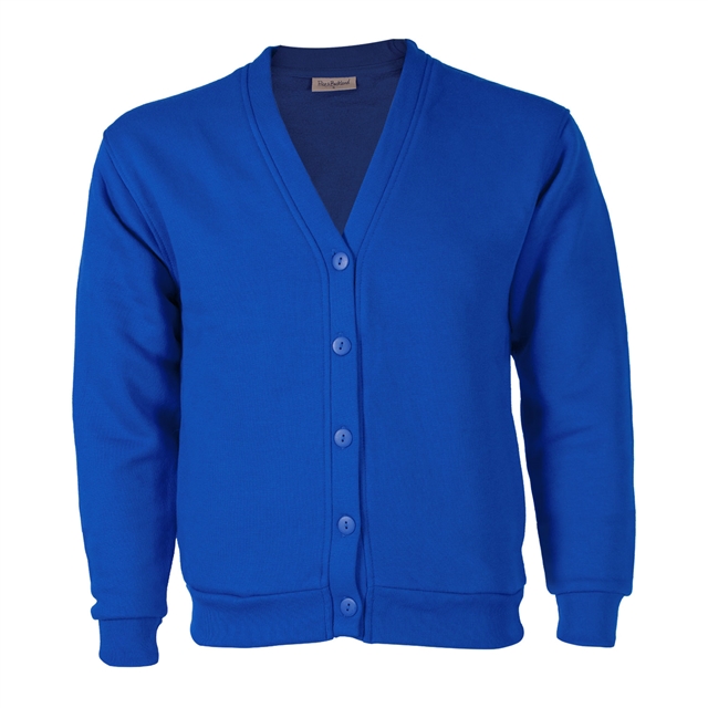 Royal Blue Cotton Rich School Cardigan
