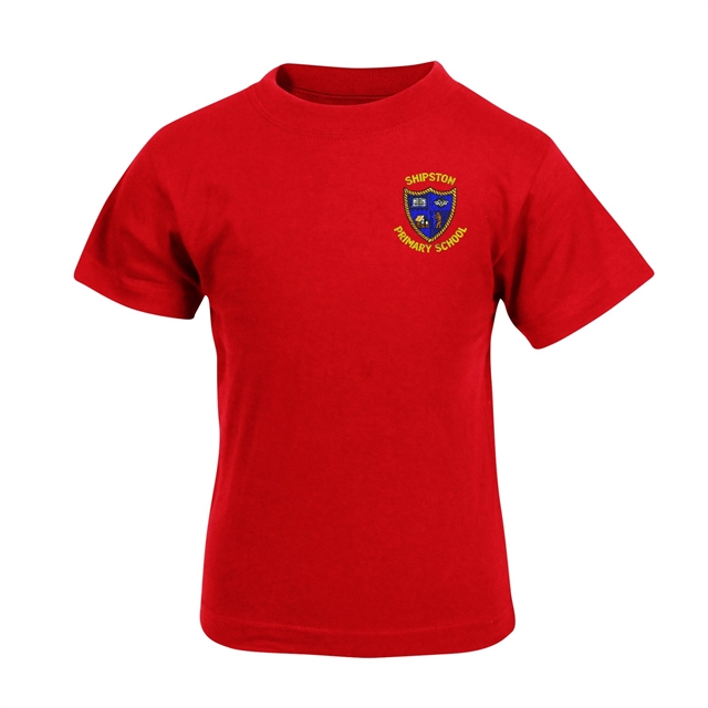 Shipston Primary School PE Cotton T-Shirt - Fox (Red)