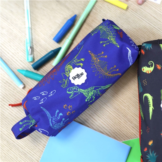 Eco Friendly Dino Skeleton Kids Pencil Case