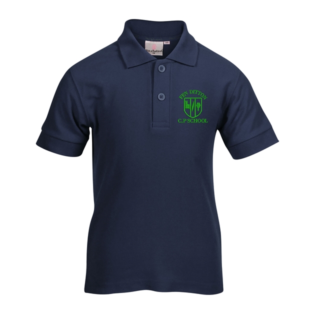Fen Ditton Polo Shirt with logo