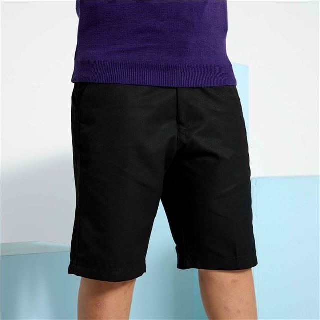 Black Tailored Shorts