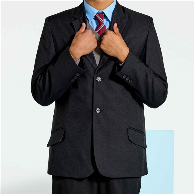  Black Boys Tailored Jacket School Blazer