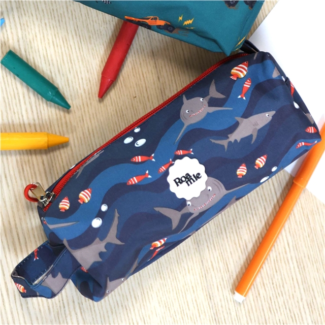 Eco Friendly Shark Kids Pencil Case