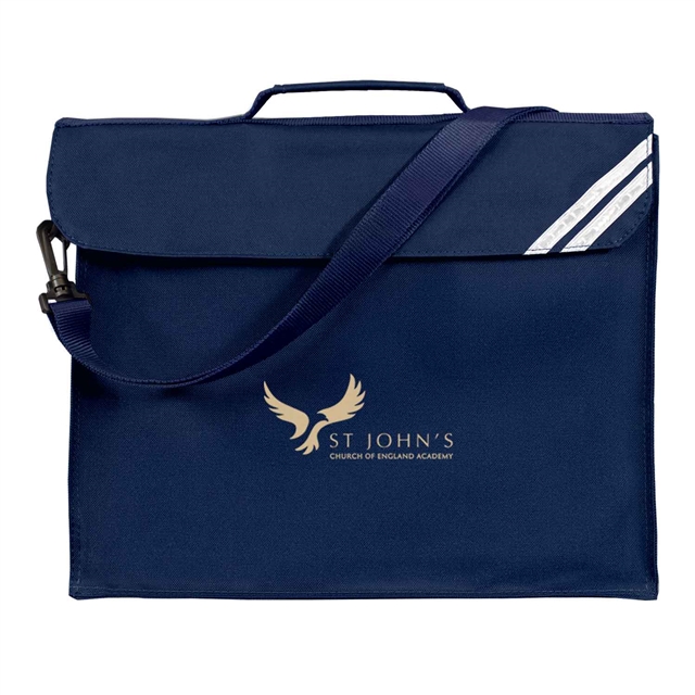 St John’s Church of England Academy Bookbag with Strap