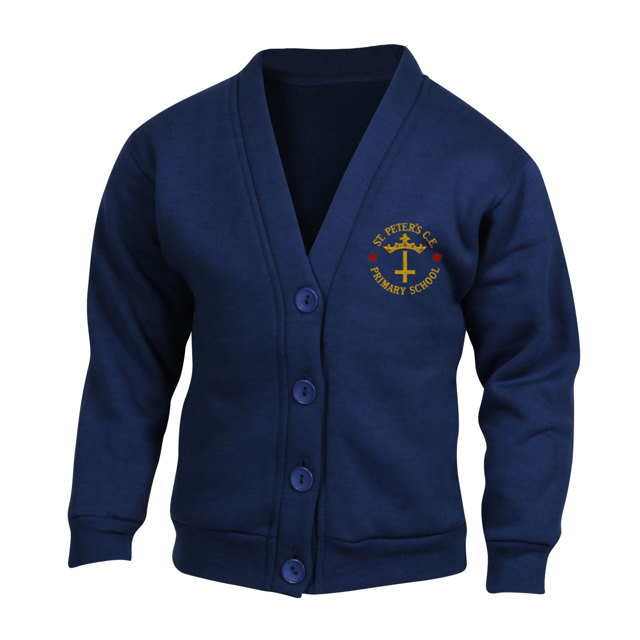 St Peters C of E Primary School Sweatshirt Cardigan