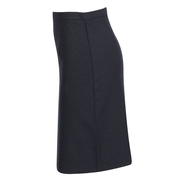 Navy Straight School Skirt