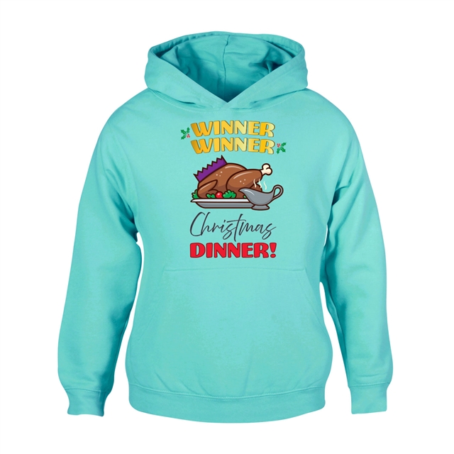 Winner Winner Christmas Dinner Hoodie - Child