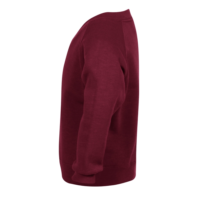 Maroon V-Neck School Sweatshirt