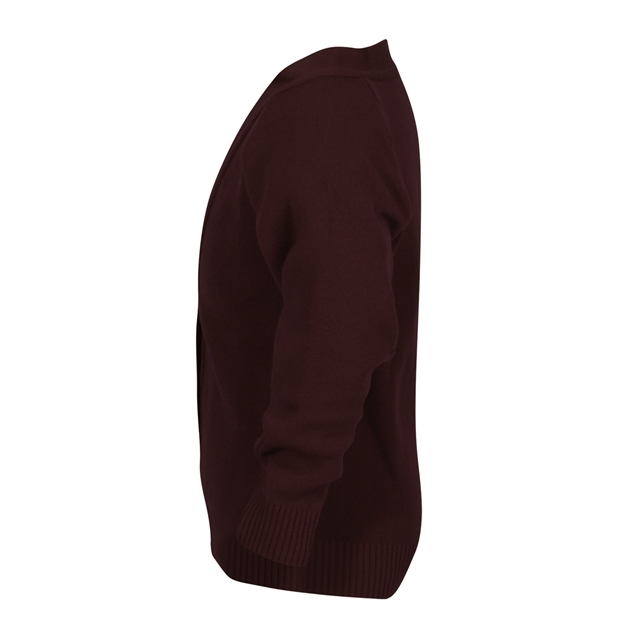 Maroon Knitted School Cardigan