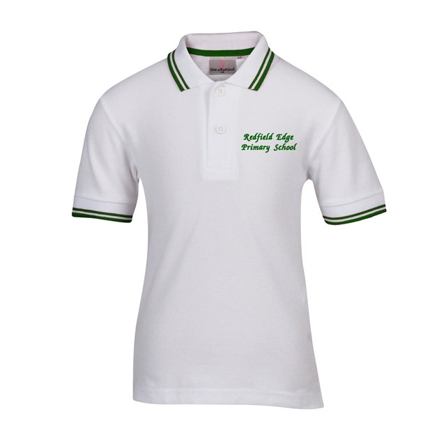 Redfield Edge Primary School Polo Shirt- Double Stripe