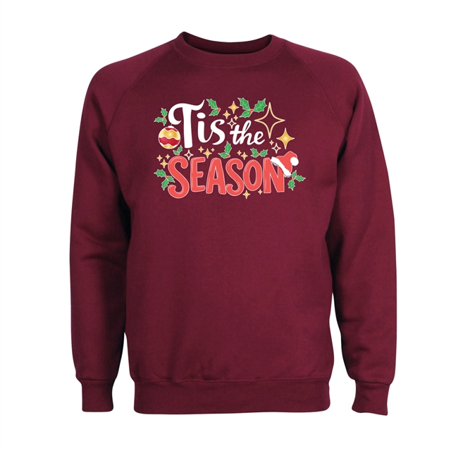 Tis The Season Christmas Sweatshirt - Adult